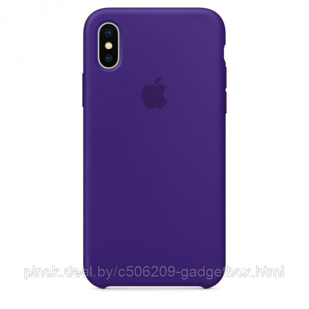 Чехол Silicone Case для Apple iPhone X / iPhone XS , #30 Ultra violet (Ультра-фиолетовый) - фото 1 - id-p130058075