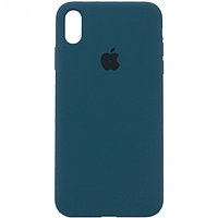 Чехол Silicone Case для Apple iPhone X / iPhone XS , #35 Cosmos blue (Космический синий)