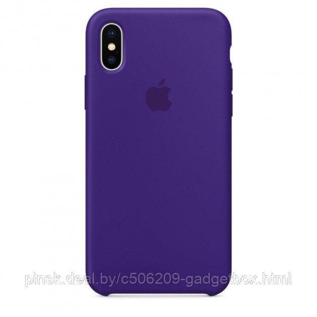 Чехол Silicone Case для Apple iPhone X / iPhone XS , #40 Ultra blue (Ультра-синий) - фото 1 - id-p130058085