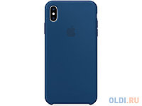 Чехол Silicone Case для Apple iPhone X / iPhone XS , #57 Midnight blue (Синяя сталь)