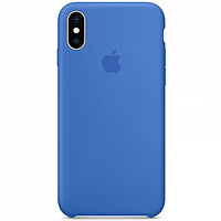 Чехол Silicone Case для Apple iPhone X Max / iPhone XS Max, #3 Royal blue (Ярко-синий)