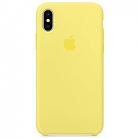 Чехол Silicone Case для Apple iPhone X Max / iPhone XS Max, #4 Yellow (Желтый)