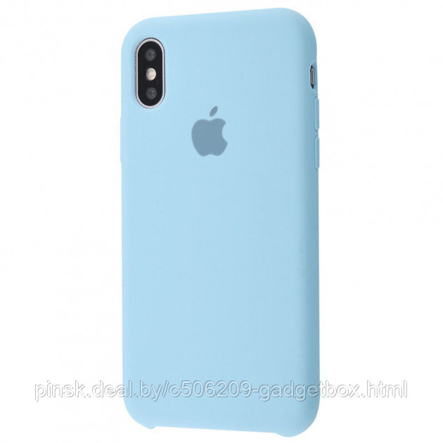 Чехол Silicone Case для Apple iPhone X Max / iPhone XS Max, #5 Lilac cream (Аметистовый) - фото 1 - id-p130058120