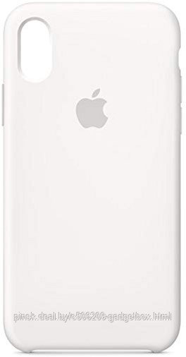 Чехол Silicone Case для Apple iPhone X Max / iPhone XS Max, #9 White (Белый) - фото 1 - id-p130058124