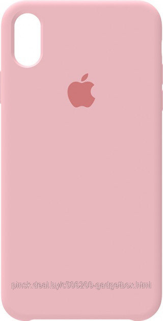 Чехол Silicone Case для Apple iPhone X Max / iPhone XS Max, #12 Pink (Розовый) - фото 1 - id-p130058127