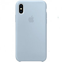 Чехол Silicone Case для Apple iPhone X Max / iPhone XS Max, #26 Mist blue (Серый)