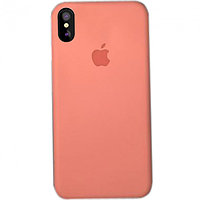 Чехол Silicone Case для Apple iPhone X Max / iPhone XS Max, #27 Peach (Персиковый)