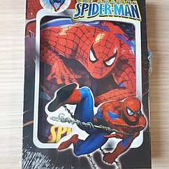 Блокнот в шкатулке с замочком Человек паук 20,5*14*2,8 см