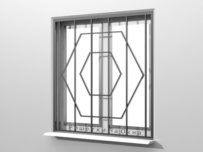 Решетка на окна металлическая - фото 7 - id-p141618213
