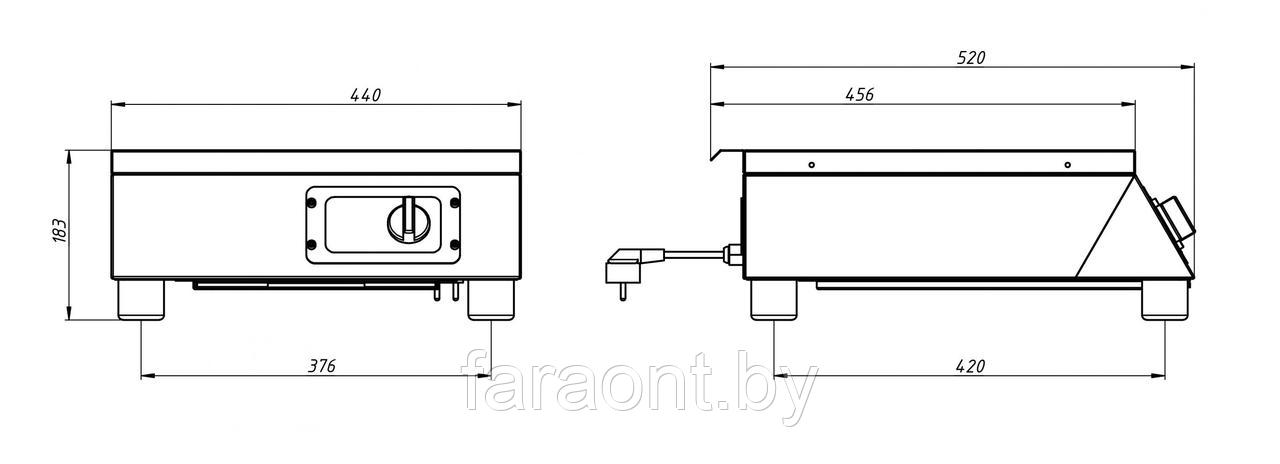 Плита индукционная Grill Master Ф1ИП (настольная) - фото 2 - id-p145417653