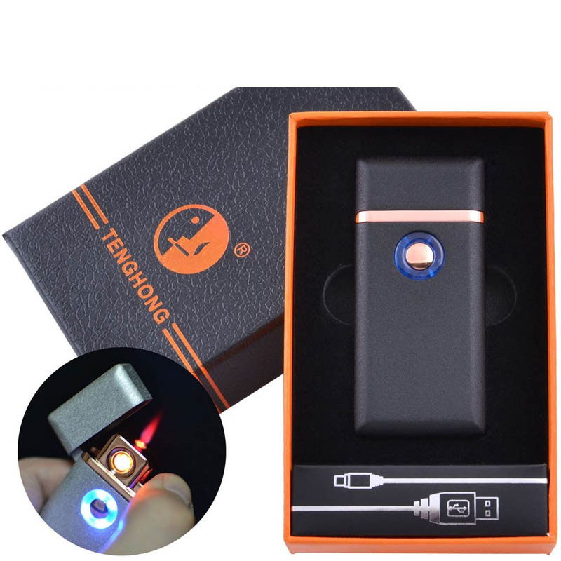 Зажигалка  Lighter 5408 (USB + газ) в подарочной коробке