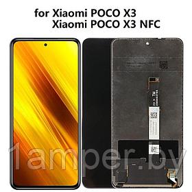 Дисплей Original для Xiaomi POCO X3/X3pro/POCO X3 NFC/Mi 10T Lite В сборе с тачскрином. Черный