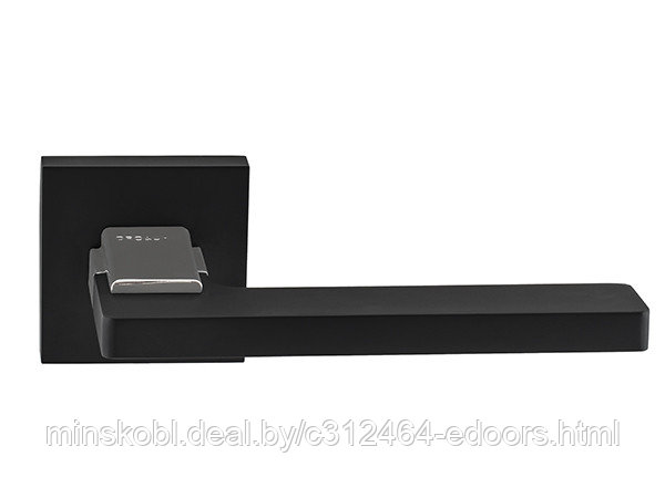 Ручка дверная Alba 068-15E black/cp