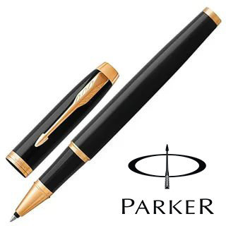 Ручка-роллер Parker IM Premium Black GT, фото 2