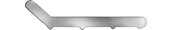 Рейка прижимная алюминиевая с увеличенным краевым бортиком - фото 2 - id-p145450086