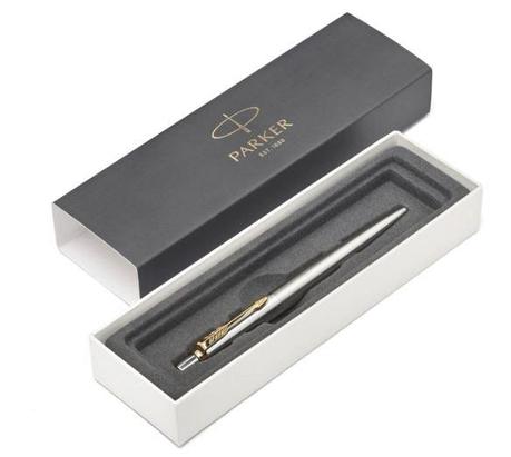 Шариковая ручка Parker Jotter Stainless Steel GT, фото 2