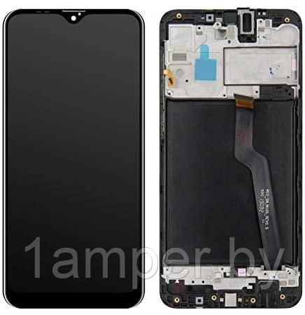 Дисплей Original для Samsung Galaxy A10/A105/M10/M105 С рамкой. В сборе с тачскрином Черный - фото 1 - id-p145455835