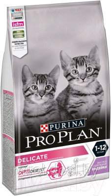 Корм для кошек Pro Plan Junior Delicate с индейкой - фото 1 - id-p145459724