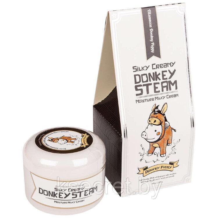 ЕЛЗ Donkey Piggi Крем для кожи молочный увлажняющий Silky Creamy Donkey Steam Moisture Milky Cream - фото 2 - id-p145461324