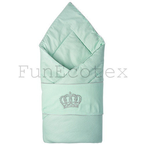 Одеяло на выписку с бантом Империя Fan Ecotex 100*100см Зима - фото 1 - id-p145486564