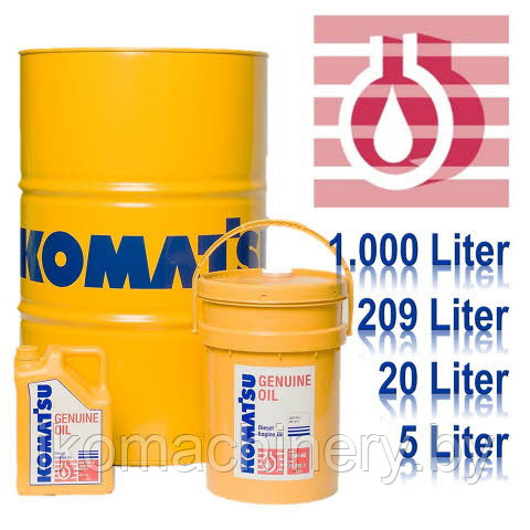 Моторное масло 5W-40 KOMATSU, тара 209 л