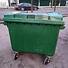 Пластиковый контейнер для мусора 660 л зеленый, Иран, фото 2