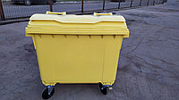 Контейнер для мусора 660 л желтый, Сербия, фото 1