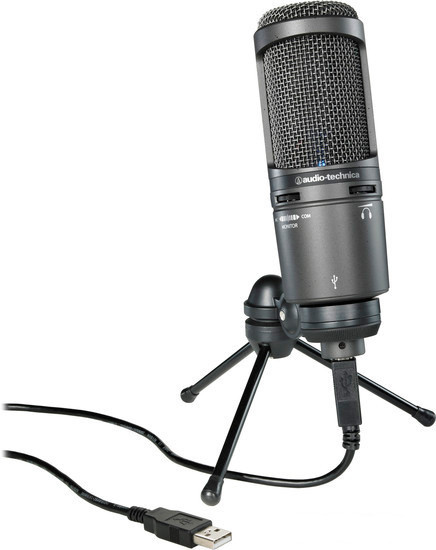 Микрофон Audio-Technica AT2020USB+ - фото 1 - id-p145508693