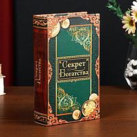 Книга сейф "Секрет богатства" 21х13х5см.