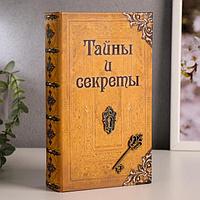 Книга сейф "Тайны и секреты" 21х13х5см.