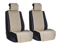 Vital Technologies Комплект накидок на передние сиденья из алькантары (квадрат) Beige