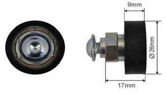 Ролик сдвижной крыши, 670730009, Польша
