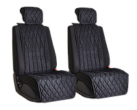 Vital Technologies Комплект накидок на передние сиденья из алькантары (инфинити) Black