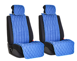 Vital Technologies Комплект накидок на передние сиденья из алькантары (инфинити) Blue