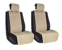 Vital Technologies Комплект накидок на передние сиденья из алькантары (пики) Beige