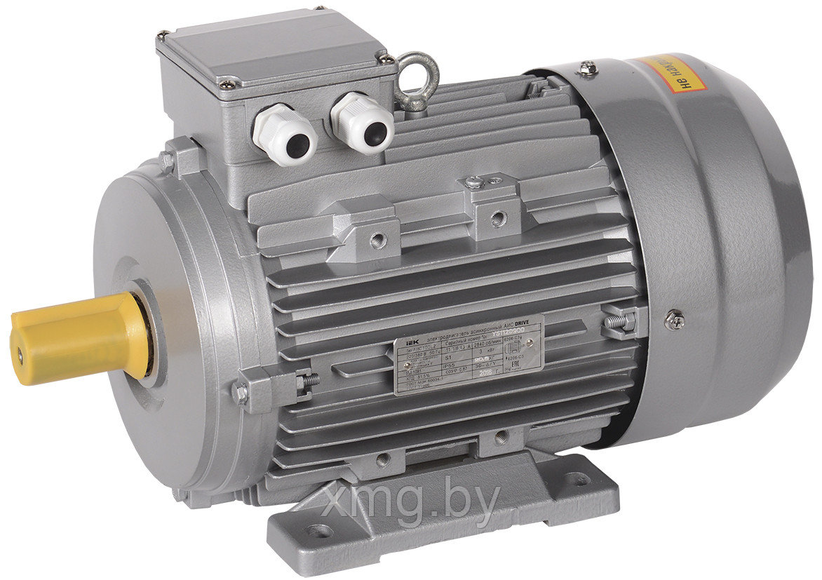 Общепромышленный электродвигатель АИР 63А6 0,18/1000 - фото 3 - id-p145537628