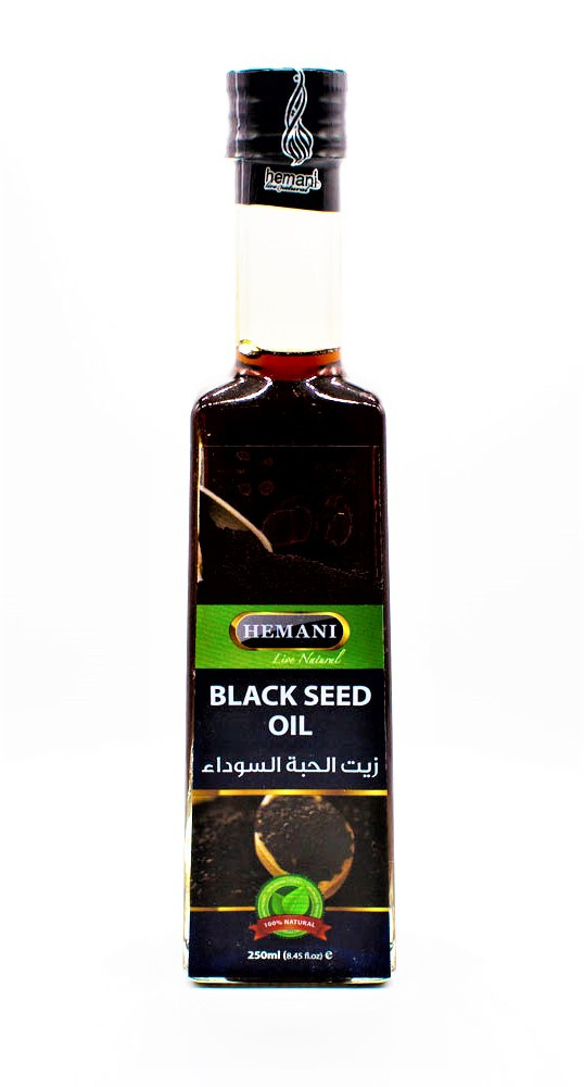 Масло черного тмина Hemani Black Seeds Oil, 250 мл – в стекле