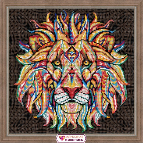 Картина стразами "Дух льва" - фото 1 - id-p145542526
