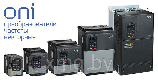 Частотный преобразователь для электродвигателя 0,75 кВт (ONI M680 380В, 3Ф 0,4-0,75 kW 1,5-2,5А) - фото 2 - id-p145543708