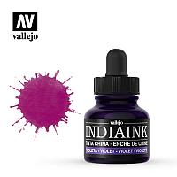 Чернила (тушь) для каллиграфии India Ink, фиолетовый, 30мл, Acrilicos Vallejo V-35317 Чернила (тушь) для каллиграфии India Ink, фиолетовый, 30мл, Acrilicos Vallejo