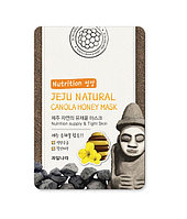 Маска для лица тканевая питательная Jeju Nature's Calona Honey Mask,20мл