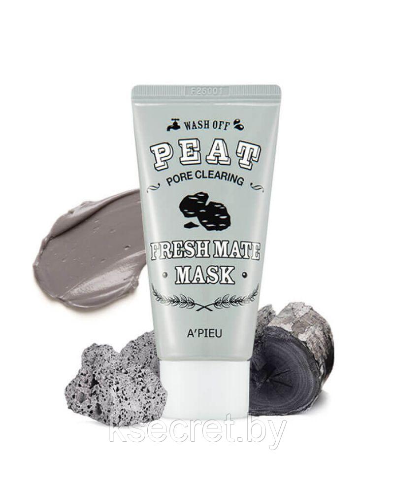 Очищающая маска для лица A'PIEU Fresh Mate Peat Mask (Pore Clearing) 50мл - фото 1 - id-p145568417