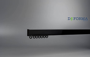 Карниз для штор "Decora2 Black" профильный, фото 2