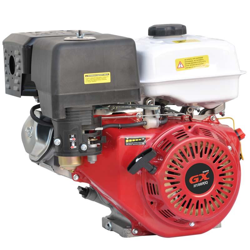 Двигатель бензиновый SKIPER N188F(K) (вал диам. 25мм х60мм. шпонка 7мм) - фото 2 - id-p145598360