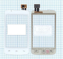 Сенсорное стекло (тачскрин) для Fly Era Nano 3 (IQ436), белый