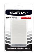 Портативное зарядное устройство (Внешний аккумулятор) Robiton Power Bank Li7.8-W 7800мАч белый BL1