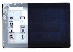 Сенсорное стекло (тачскрин) для Irbis TW60 TW90, черное с рамкой