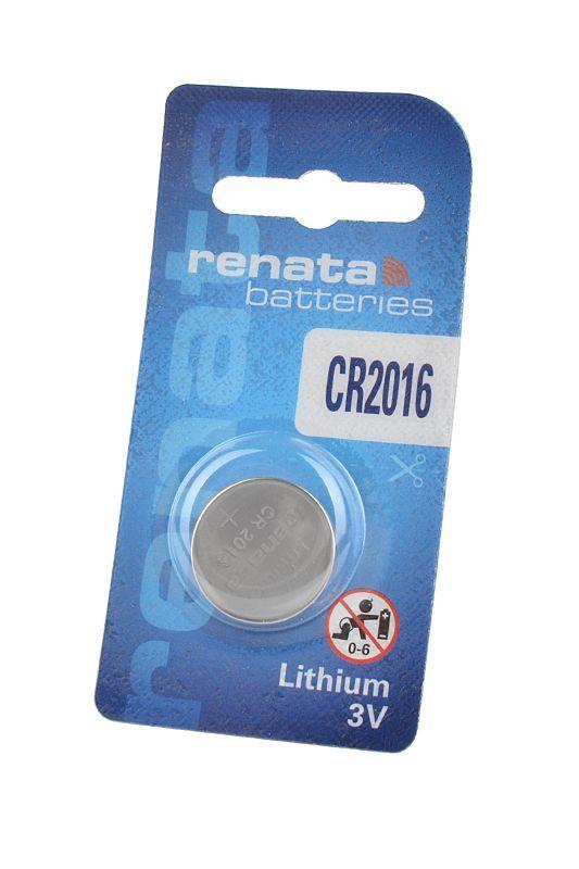 Батарейка (элемент питания) Renata CR2016 BL1, 1 штука