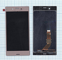 Модуль (матрица + тачскрин) для Sony Xperia XZ (F8332), розовый