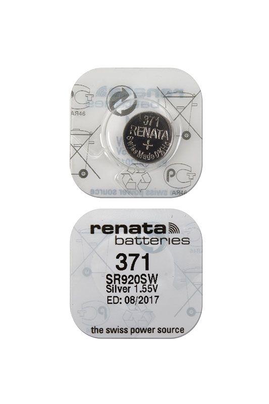 Батарейка (элемент питания) Renata SR920SW 371, 1 штука